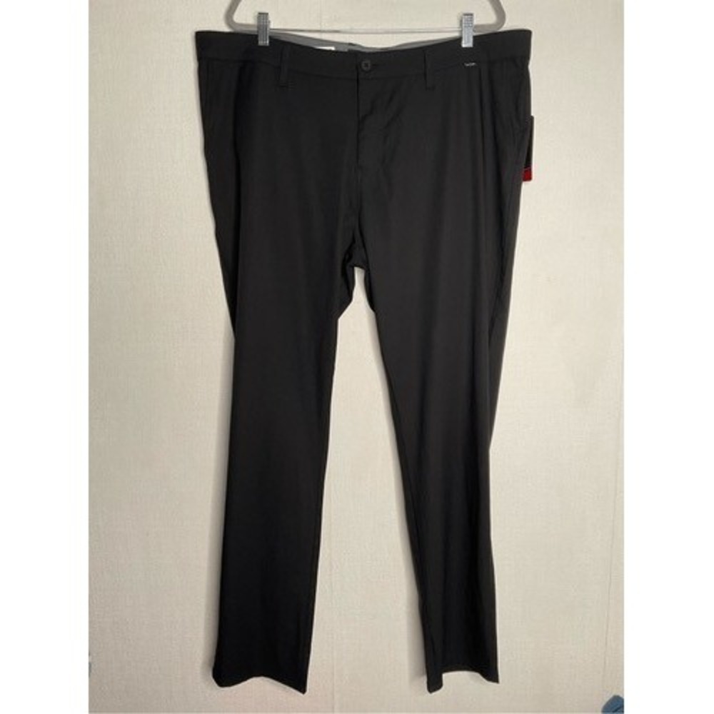 NWT Travis Mathew Majestic X Black Performance Golf Player Pants Men 42X34 China